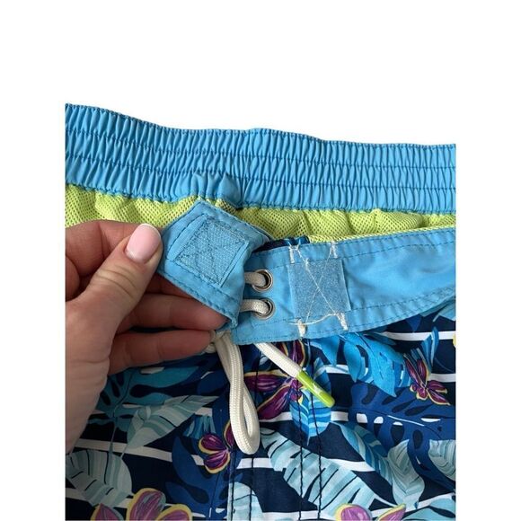 Tommy Bahama Baja Daybreak Fade Swim Trunks Ocean Deep size L - Picture 8 of 13